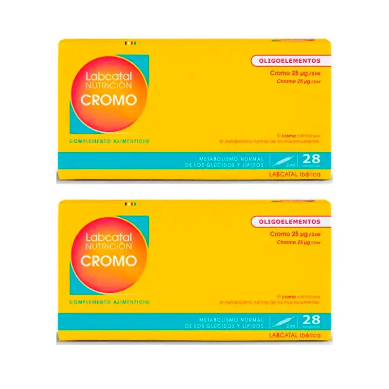 Labcatal Crómio, 2X28 Ampolas