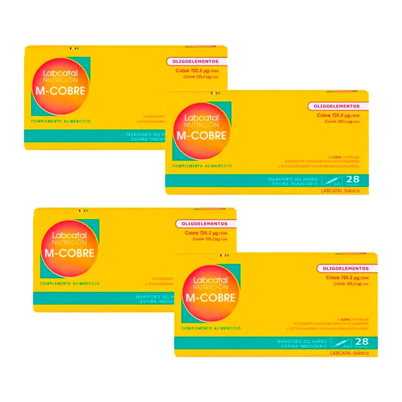 Labcatal Manganês-Cobre, 4X28 Ampolas