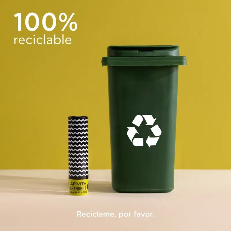 APIVITA Bálsamo labial SPF 15 com camomila 4,4 g