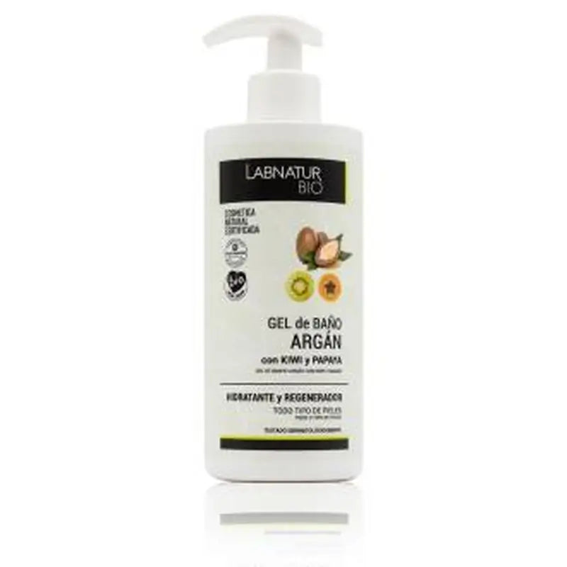 Labnatur Bio Gel De Baño Argan Kiwi Y Papaya 450Ml. Bio
