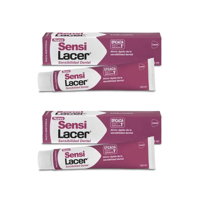 Pasta de dentes Lacer Duplo Sensilacer, 2 x 125 ml
