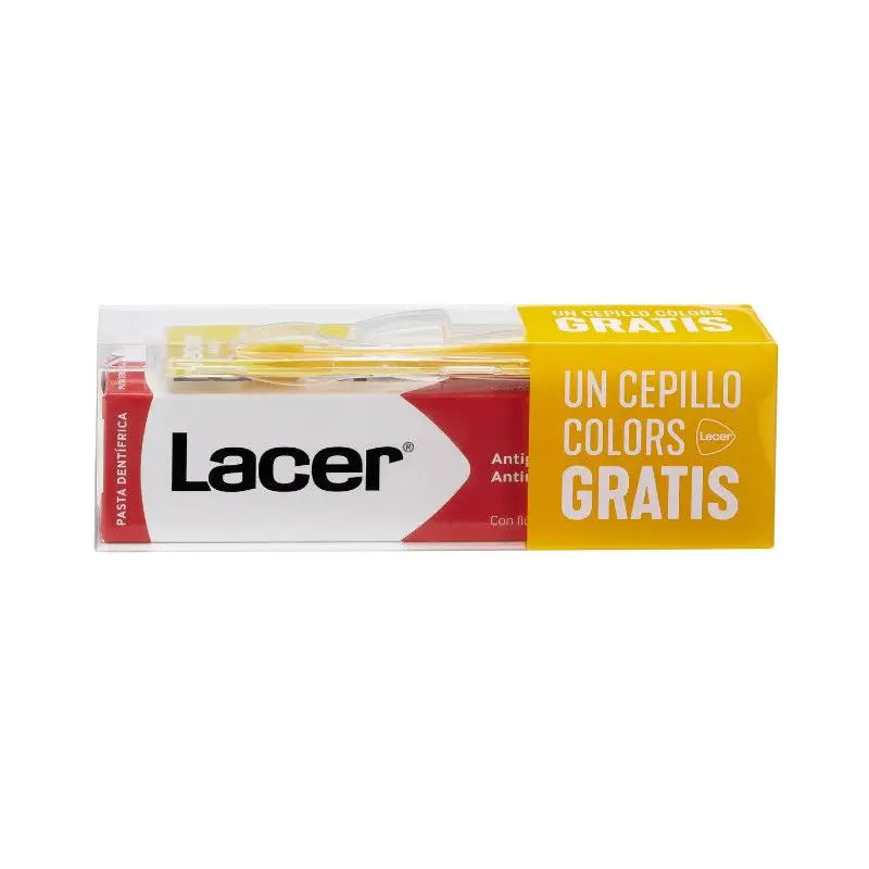 Lacer Pasta Dentrifica 125 Ml + Cepillo Colors