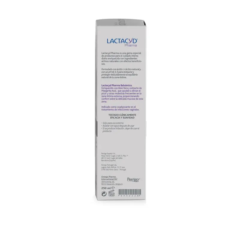 Lactacyd Pharma Higiene Íntima Balsâmica 250 ml