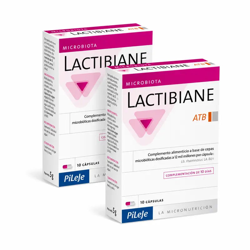 Lactibiane Atb Complemento Antibiótico Embalagem de 2 x 10 Cápsulas