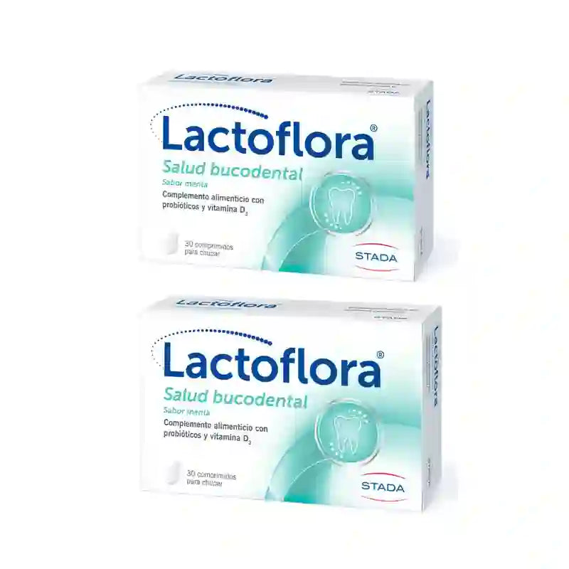 Lactoflora Bucodental Hortelã-pimenta, 2X30 Comprimidos