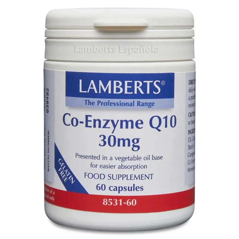 Lamberts Co-Enzima Q10 30Mg , 60 tabletas