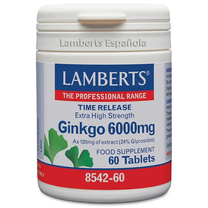Lamberts Ginkgo Biloba , 60 cápsulas