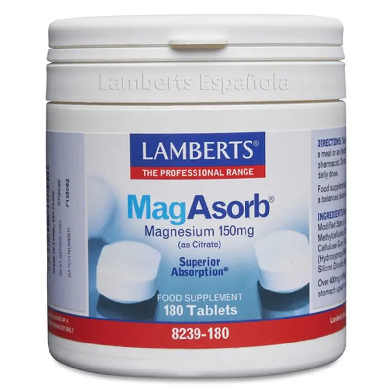 Lamberts Magasorb® , 180 tabletas