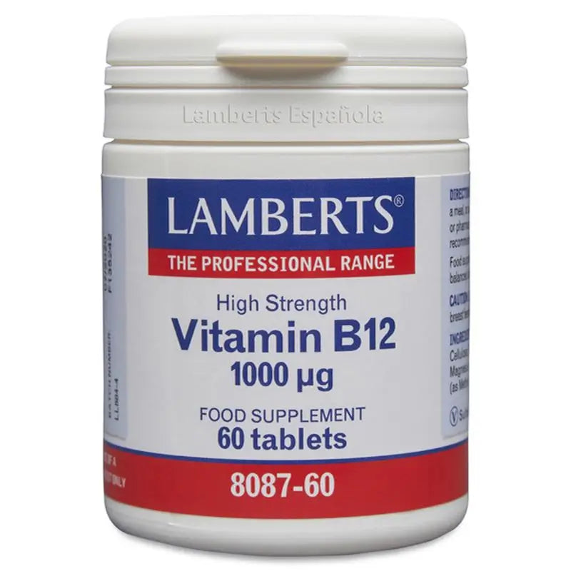 Lamberts Vitamina B12 , 60 tabletas