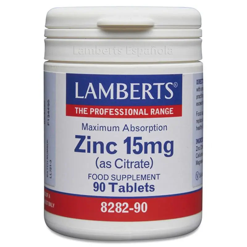 Lamberts Zinc 15Mg , 90 tabletas