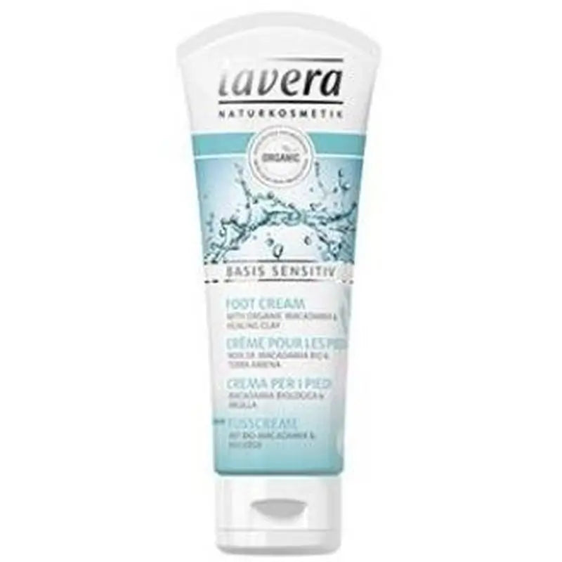 Lavera Crema Pies Ac. Macadamia+Arcilla 75Ml. Bio