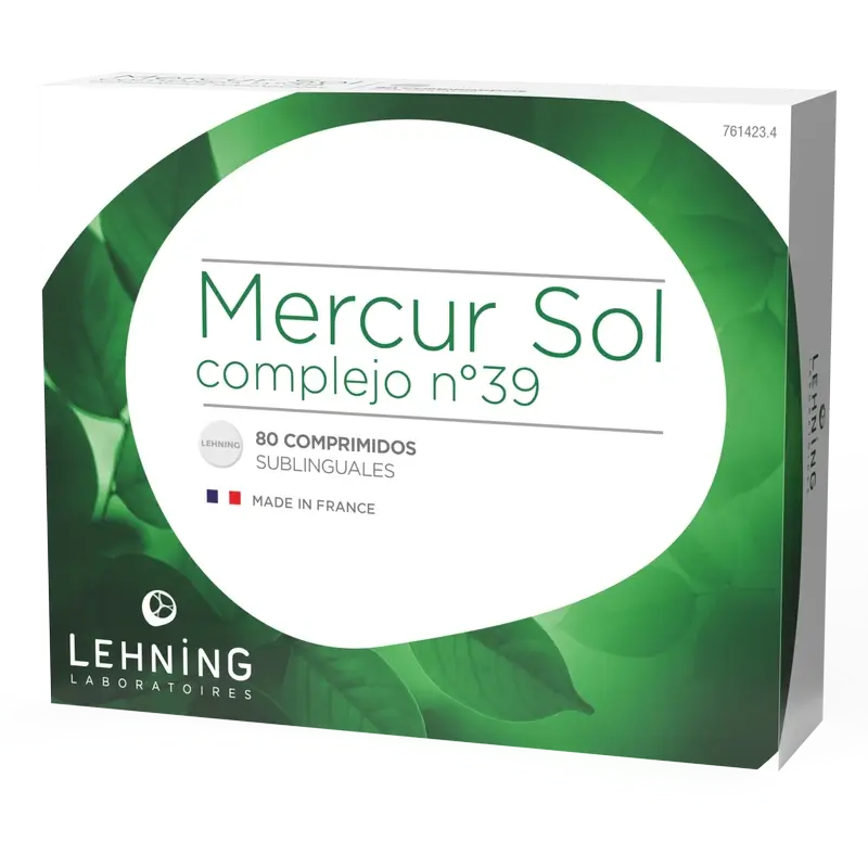 Lehning Mercur Sol Complex No. 39, 80 cápsulas