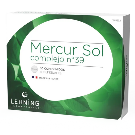 Lehning Mercur Sol Complex No. 39, 80 cápsulas