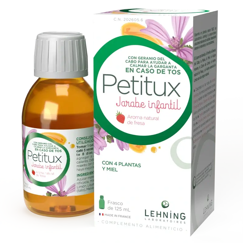Lehning Petitux Xarope para Crianças 125Ml.