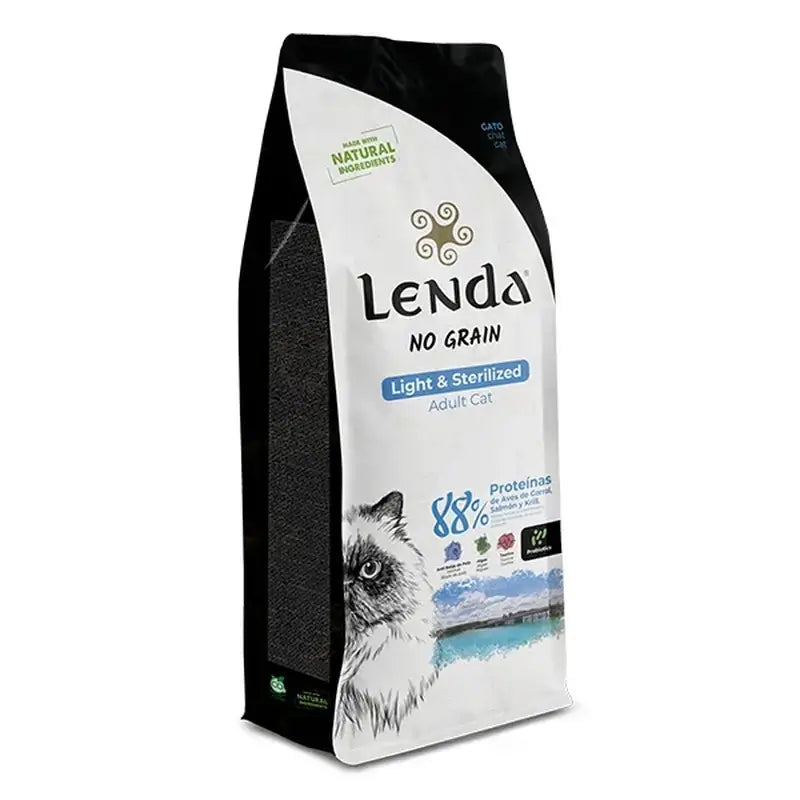 Lenda Cat Light Sterilised sem cereais, 2 kg