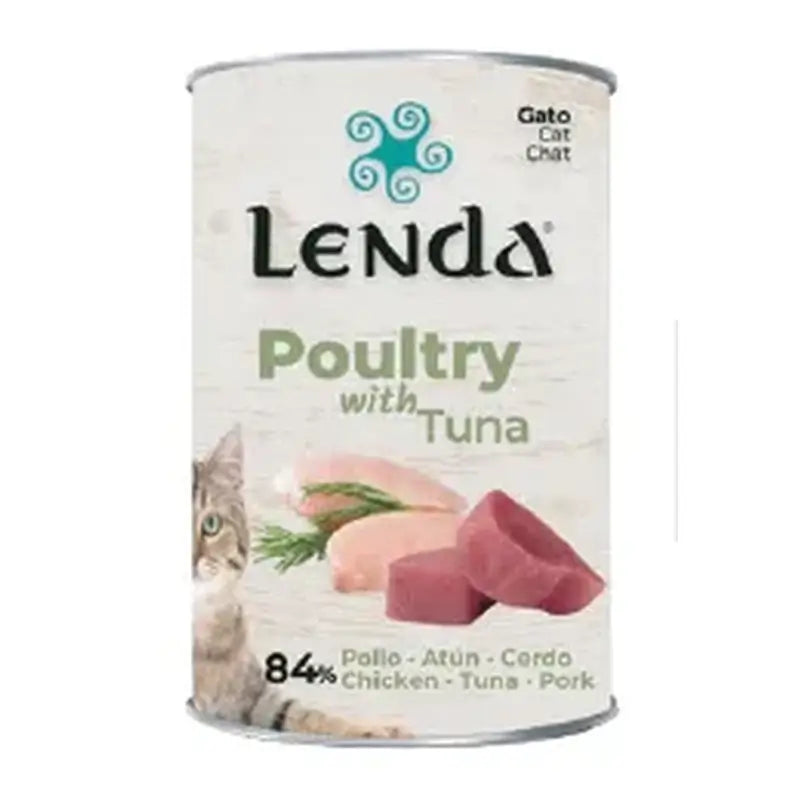 Lenda Wet Cat Pate Aves L & Atum, 12x400 g