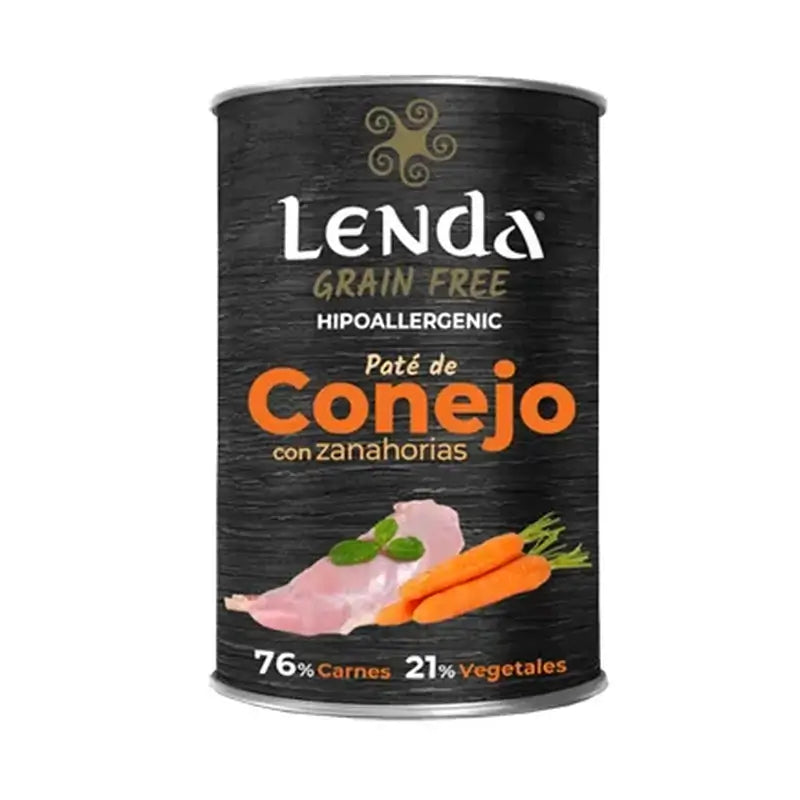 Lenda Wet Dog Rabbit, 12x400g