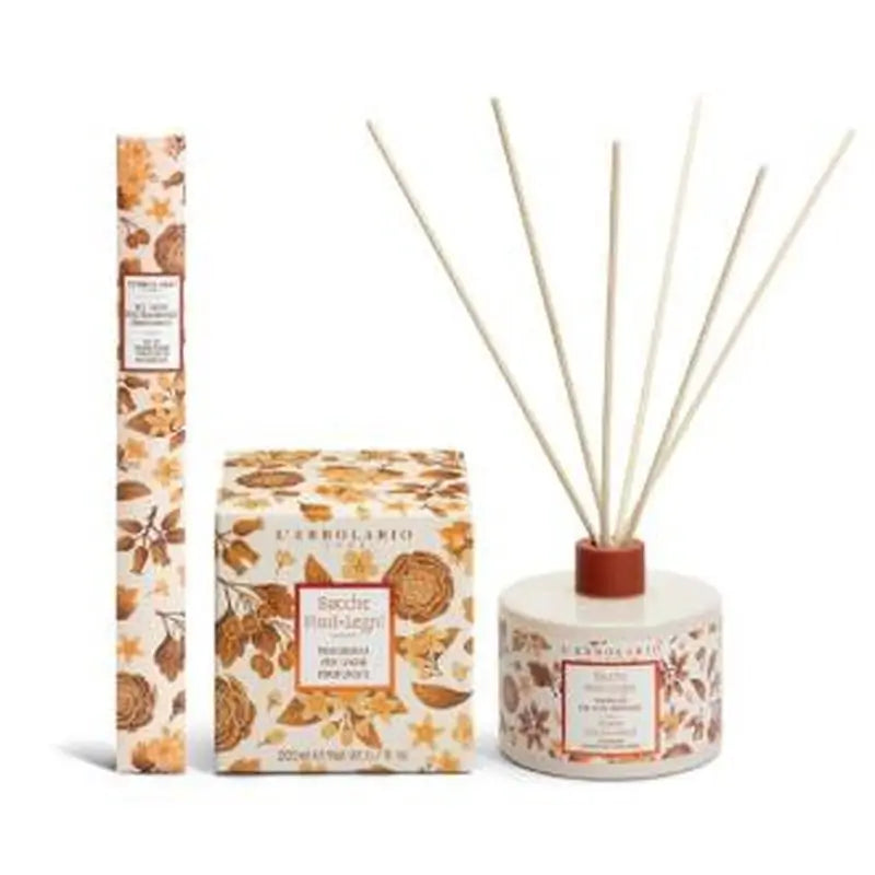 L´Erbolario Bayas Flores Fragancia Para Leños (Mikados) 200Ml.