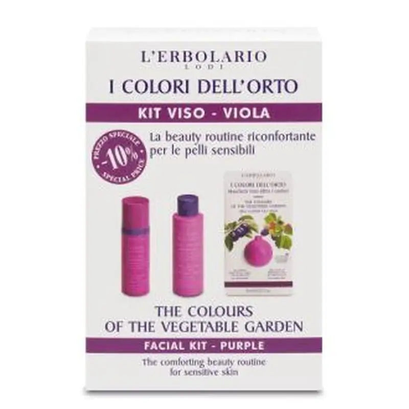 L´Erbolario Colores Del Huerto Kit Cara Micelar Mascara Crema