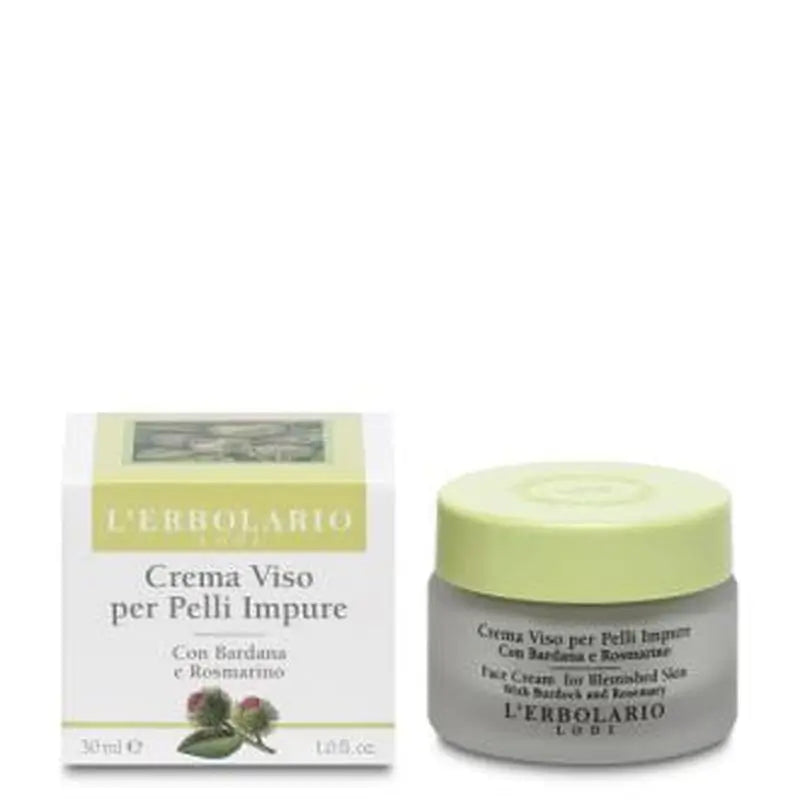 L´Erbolario Crema Facial Bardana Romero Pieles Impuras 30Ml.
