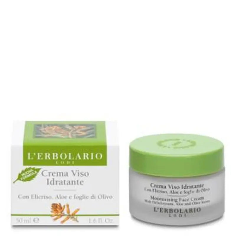 L´Erbolario Crema Facial Hidratante Helicriso Y Aloe 50Ml.