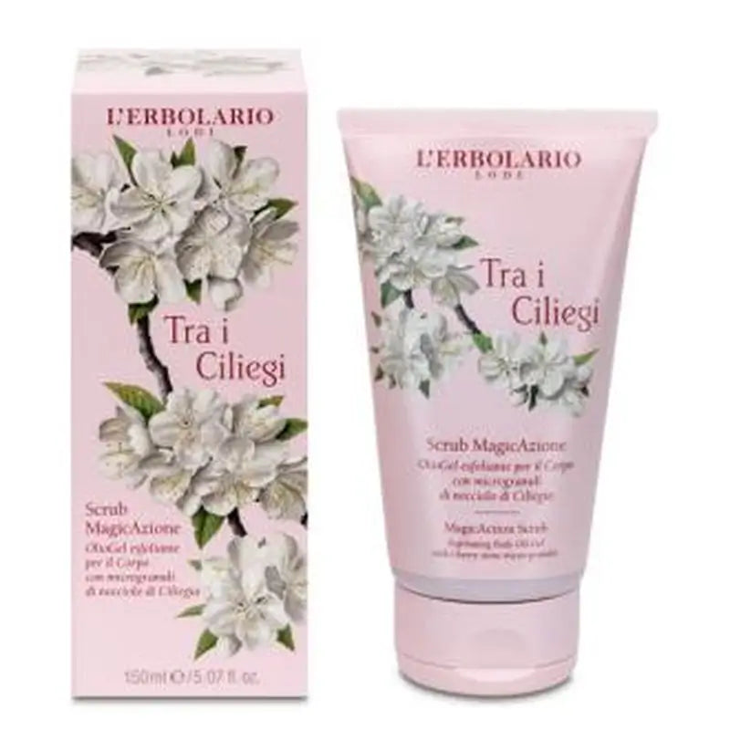 L´Erbolario Entre Cerezas Scrub Magica Accion Corporal 150Ml.