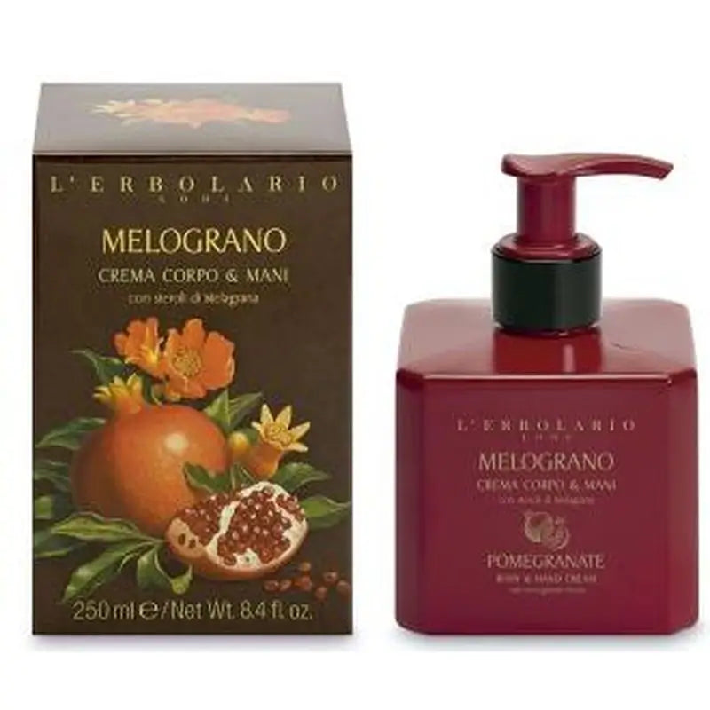 L´Erbolario Melograno Crema Cuerpo Y Manos 250Ml.