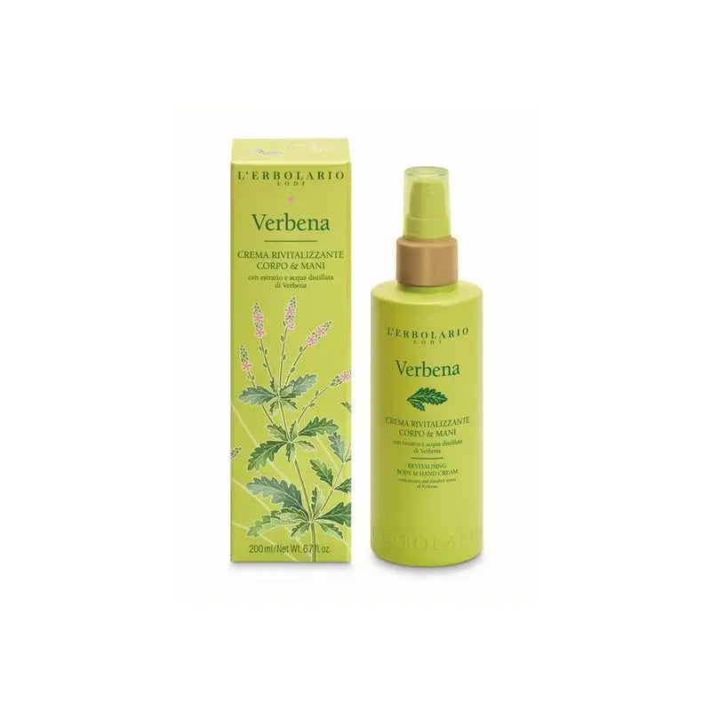 L´Erbolario Verbena Crema Cuerpo Y Manos Revitalizante 200Ml.