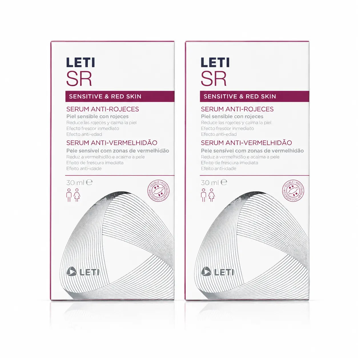 Leti SR Sérum anti-vermelhidão, 30 ml embalagem 2