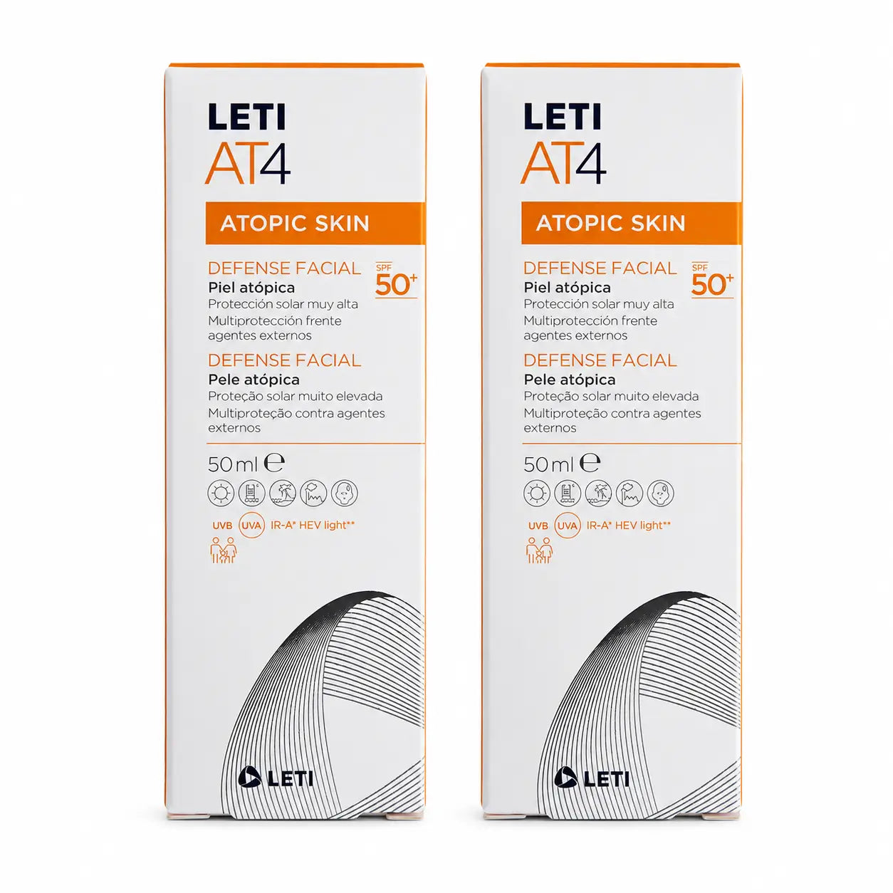 Letiat4 Defence Facial Spf50+, 50 ml embalagem 2