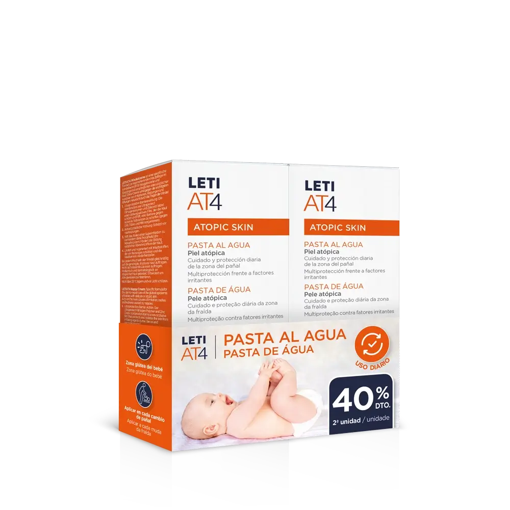 Pasta à base de água Letiat4 Duplo 2ª unidade com 40% de desconto 2 X 75 Ml