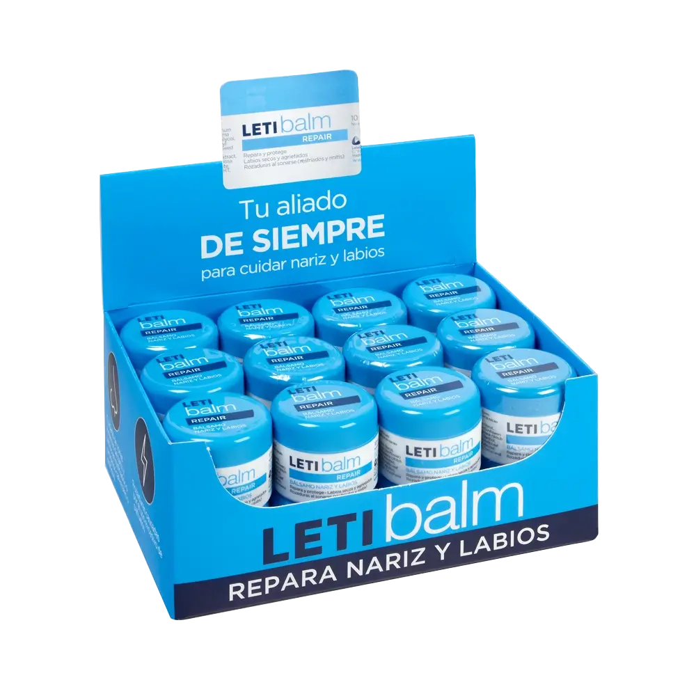 Letibalm Bálsamo Reparador para o Nariz e Lábios, 10 ml