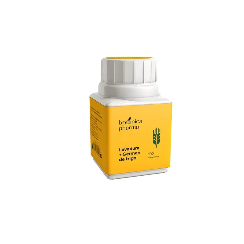 Levedura de cerveja Botanicapharma + Germe de trigo, 100 comprimidos 600 Mg