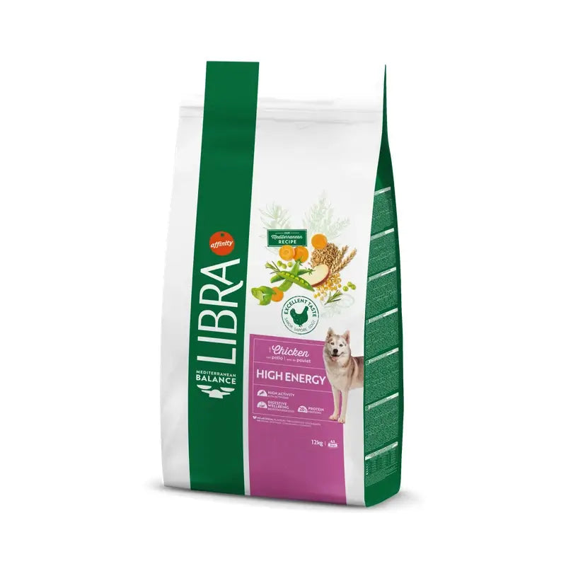Libra Canine Adult High Energy 12Kg, comida para cães
