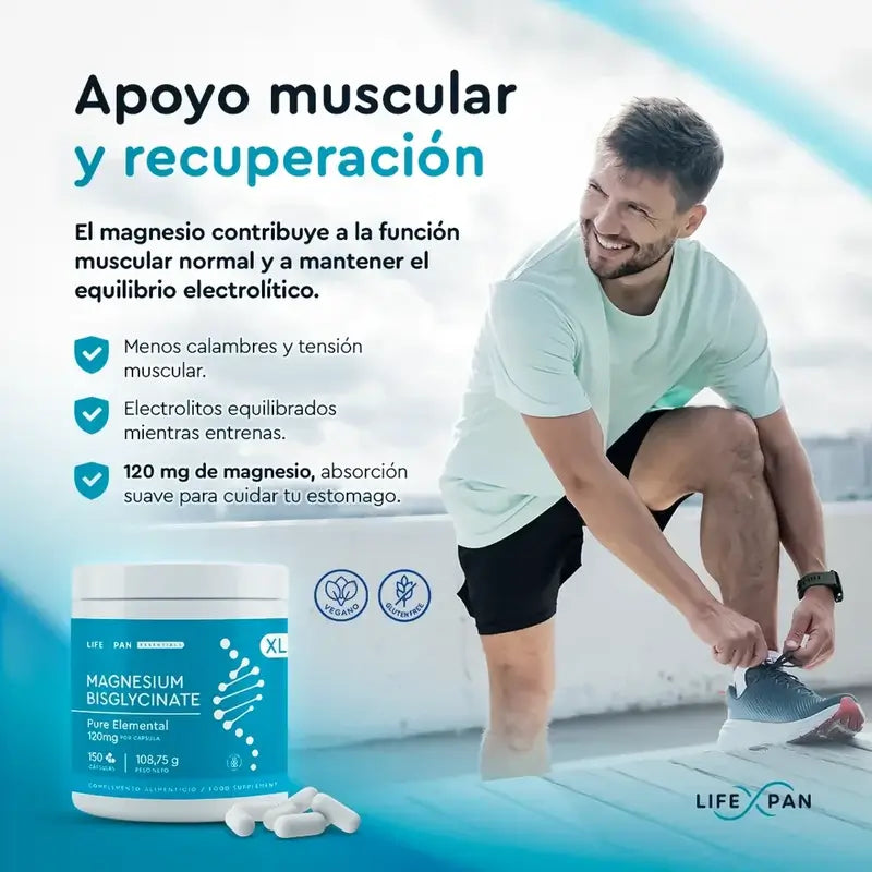 Lifexpan Bisglicinato de Magnésio Xl , 150 cápsulas