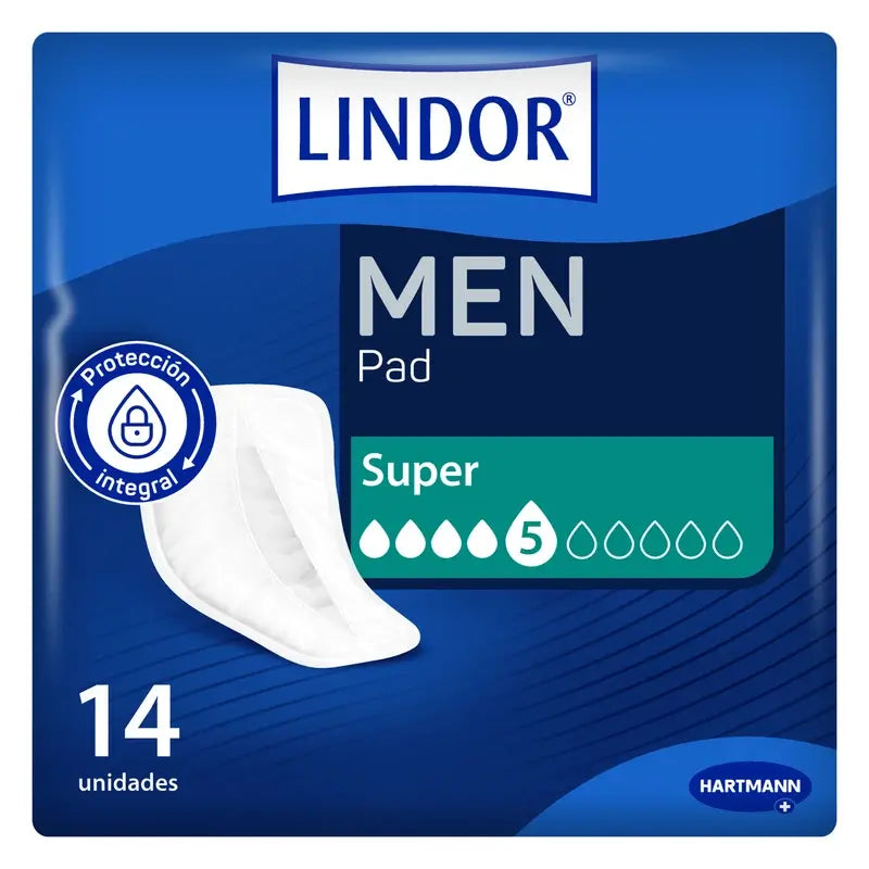 Lindor Men Super 5 Gotas , 14 unidades
