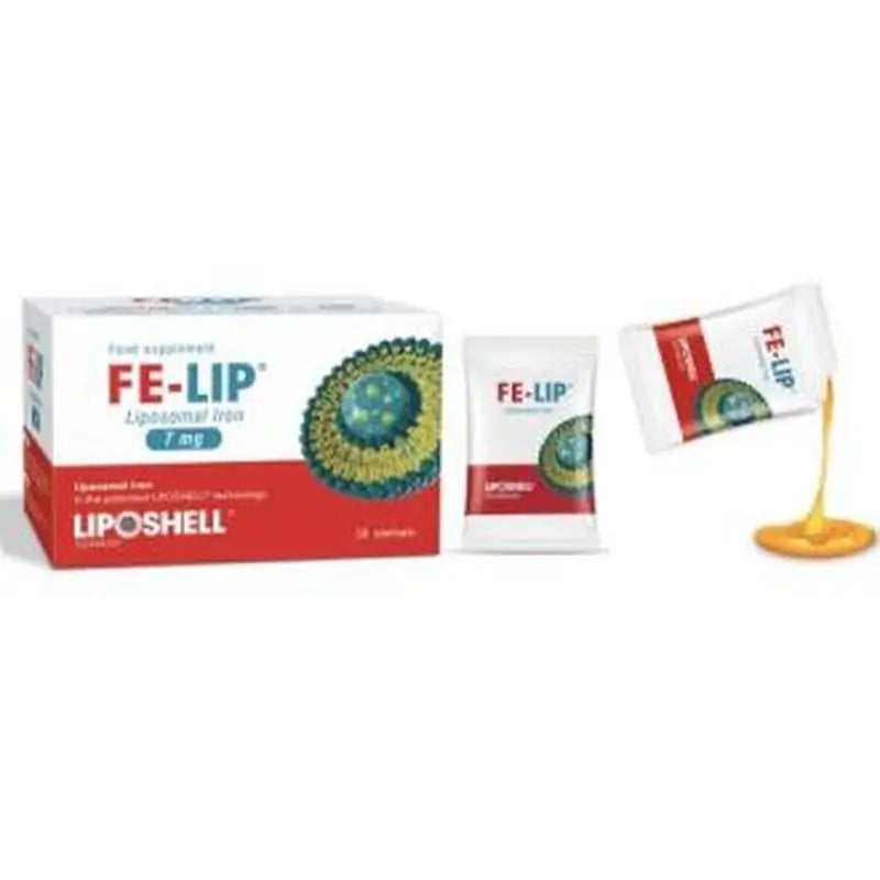 Liposhell Fe-Lip Hierro Liposomal 20Mg. 30Sbrs.