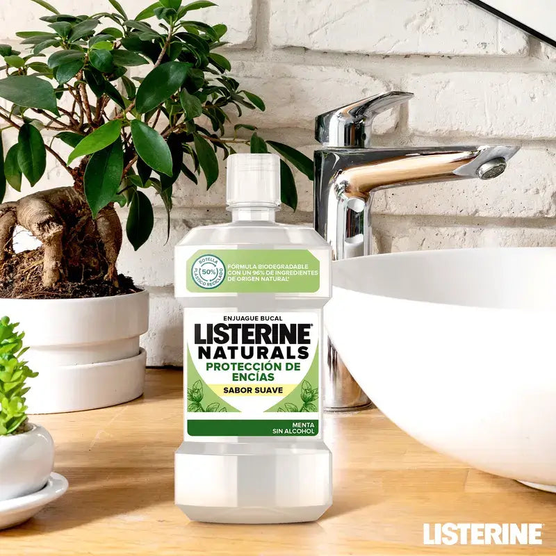 Listerine Naturals Colutório Gingiva, 500 ml
