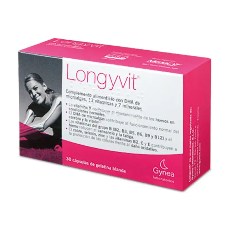 LONGYVIT Gelatina suave 30 cápsulas 55 gr