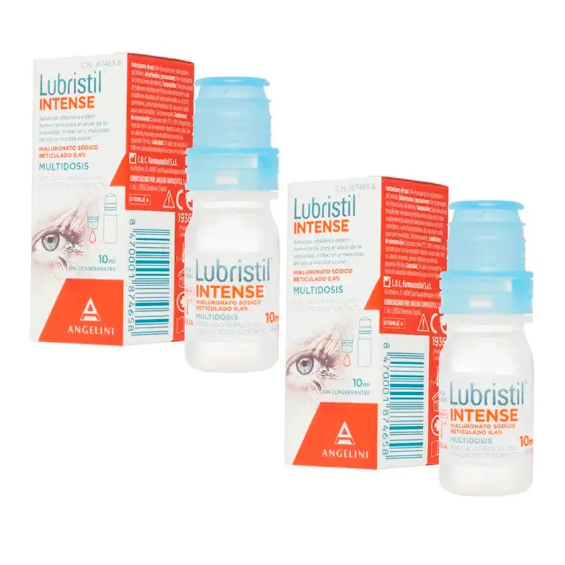 Lubristil Intense Multidose, Embalagem 2 x 10 ml