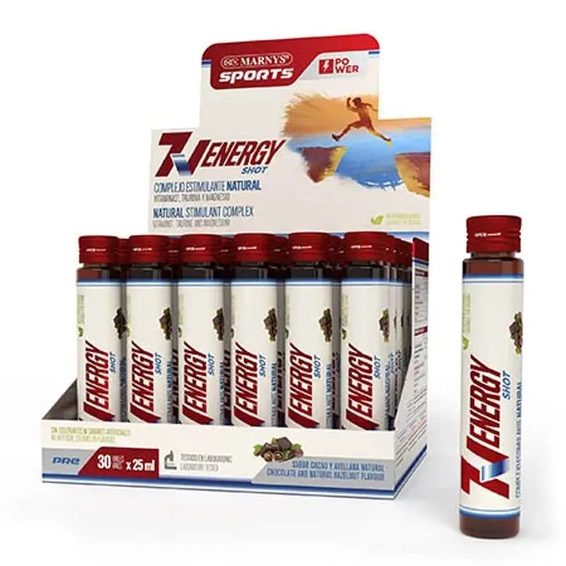 Marnys 7 V Energy Shots Vial Sports, 30 X 25 Ml