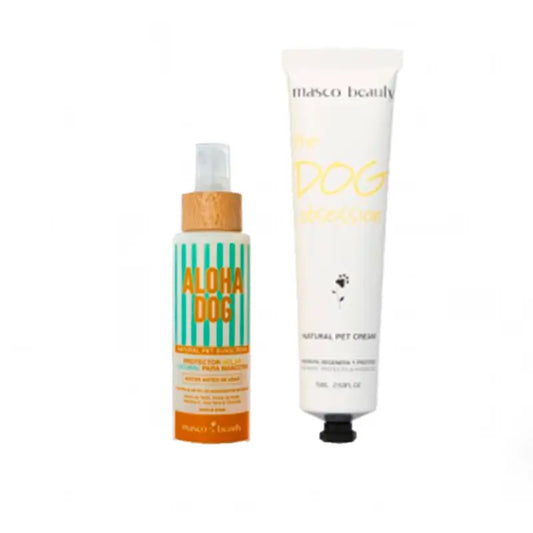 Masco Beauty Spray de Proteção Solar para Cães, 125ml + Creme para almofadas, 75ml