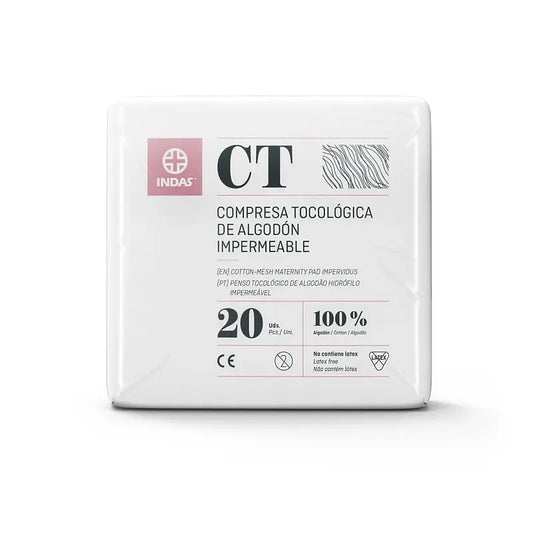 Almofada de algodão impermeável para maternidade, 20 unidades.