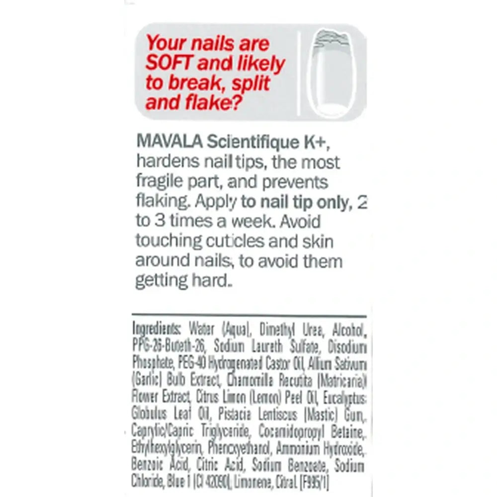 Mavala Cientifico K+ Endurecedor de Unhas