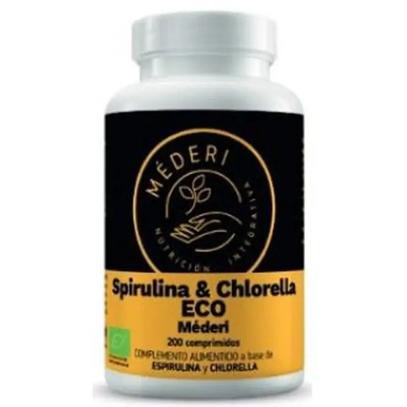 Mederi Nutricion Integrativa Espirulina-Chlorella Eco 200Comp.