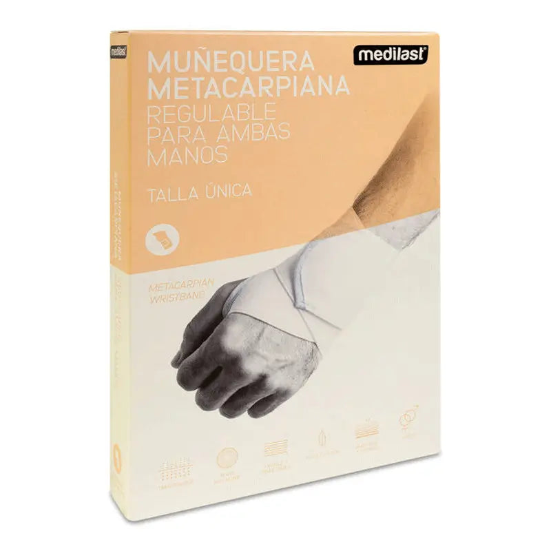 Medilast Metacarpal Pulso de Apoio Traumaplus Branco