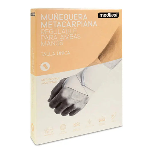 Medilast Metacarpal Pulso de Apoio Traumaplus Branco