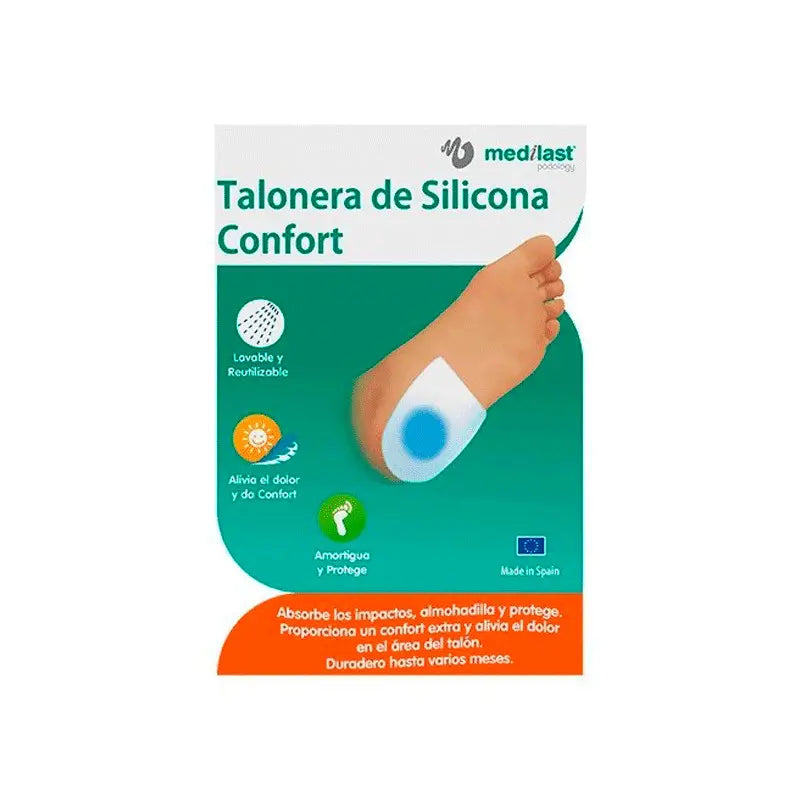 Almofada para calcanhar Medilast Comfort Gel T/Large