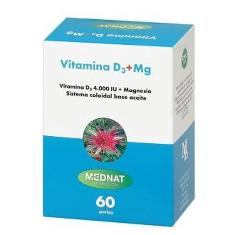 Mednat Vitamina D3 + Magnesio 60Perlas