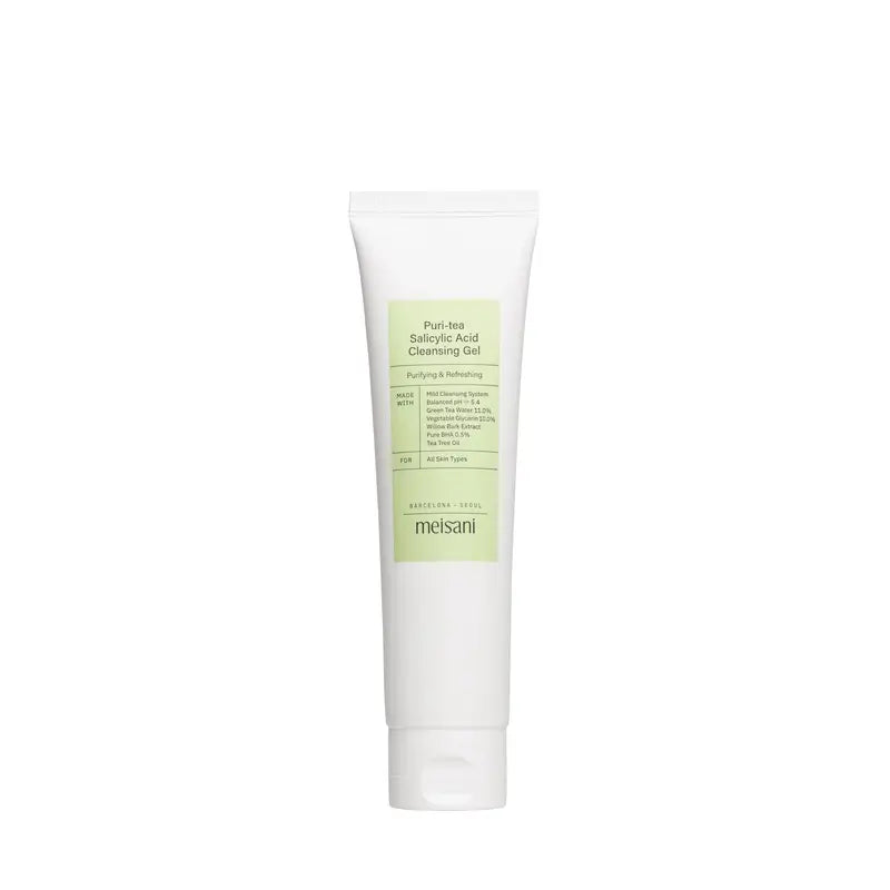 Meisani Puri-Tea Gel de Limpeza com Ácido Salicílico, 150 ml